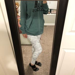 Kyodan White Camo Ankle Length Leggings